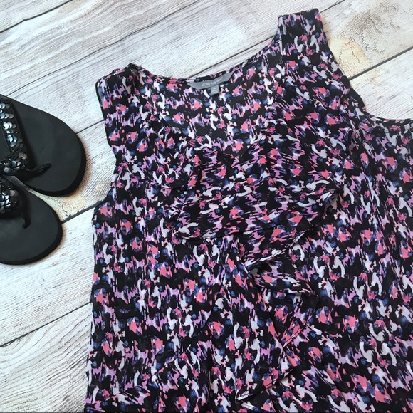 Daisy Fuentes Ruffle Tank - Picture 2 of 5